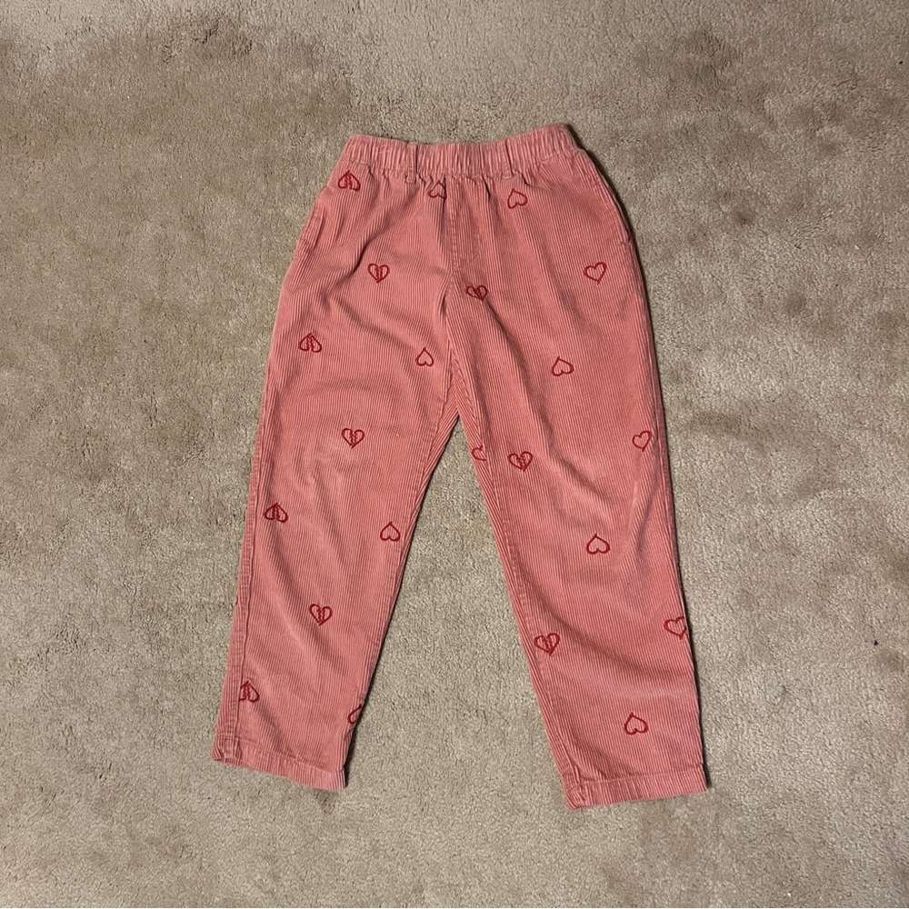 Pink corduroy pants